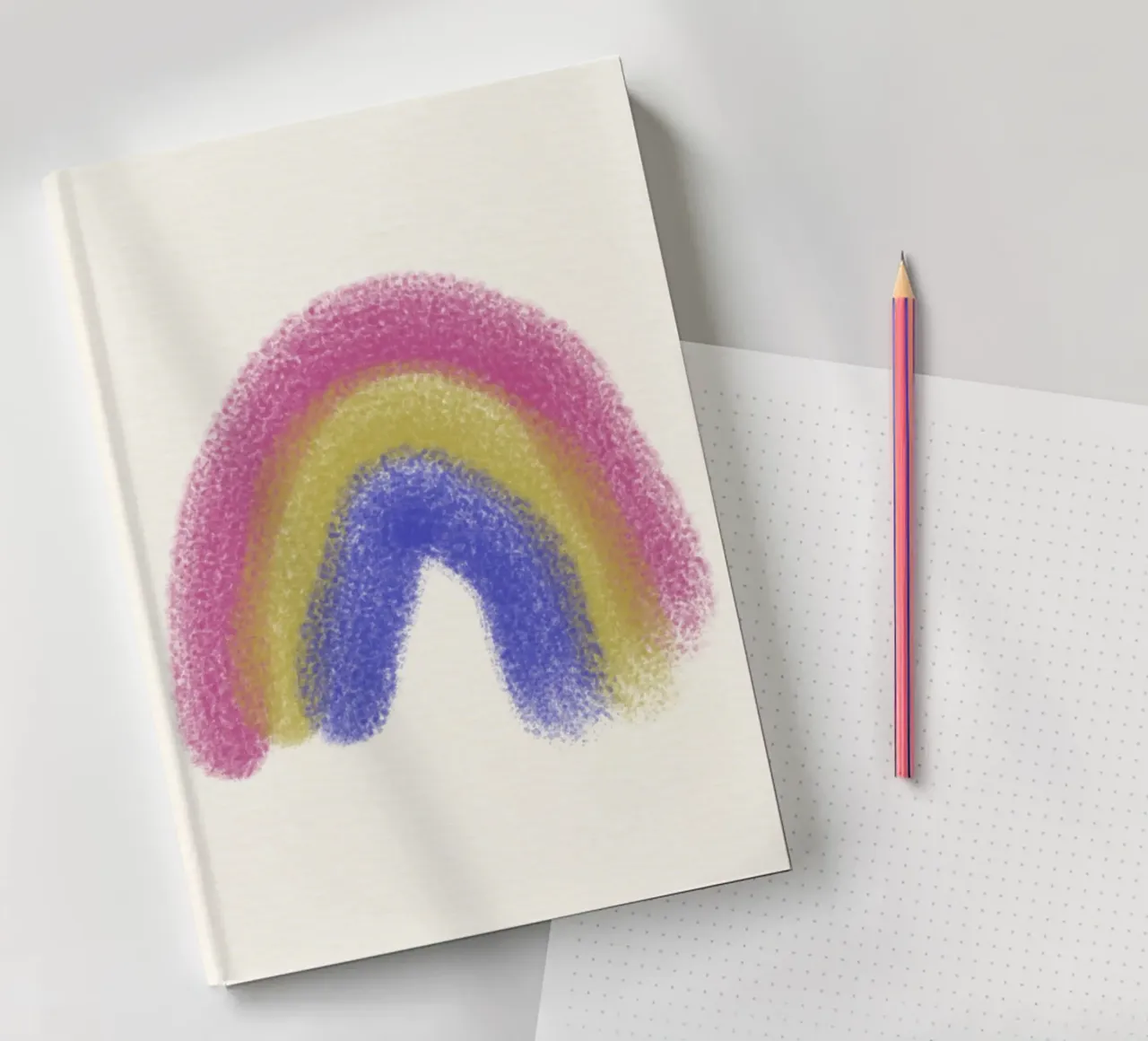 rainbow shape colorful diario da Creaton