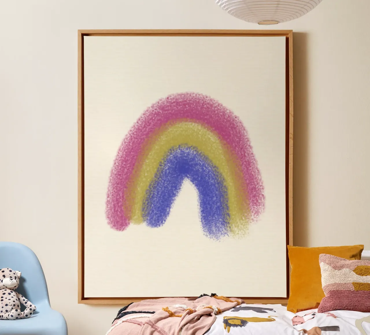 rainbow shape colorful tela da Creaton