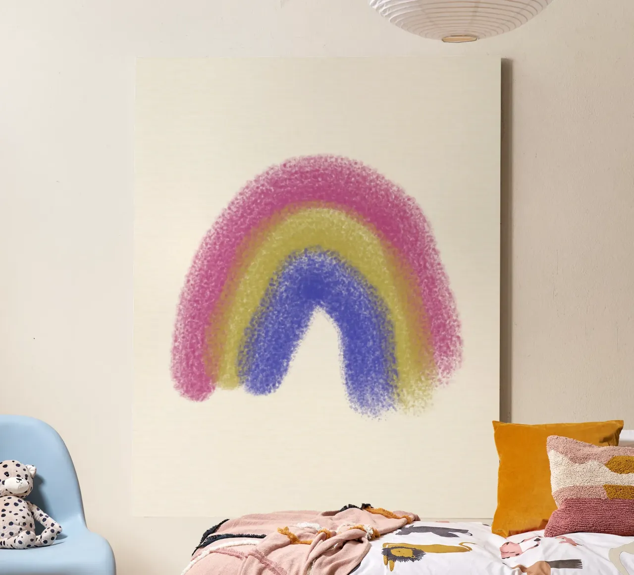 rainbow shape colorful tela da Creaton
