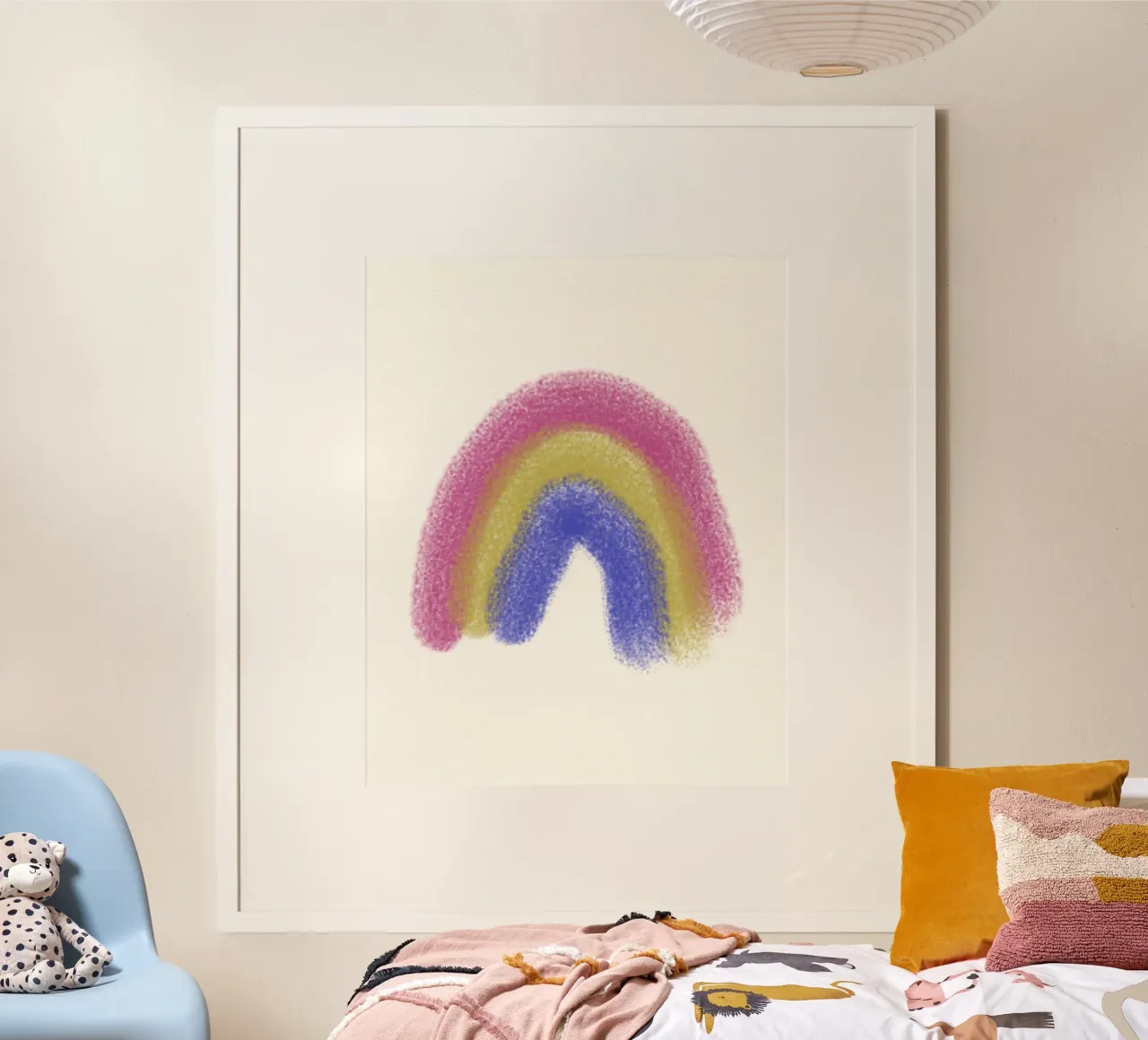 rainbow shape colorful carta hahnemühle da Creaton