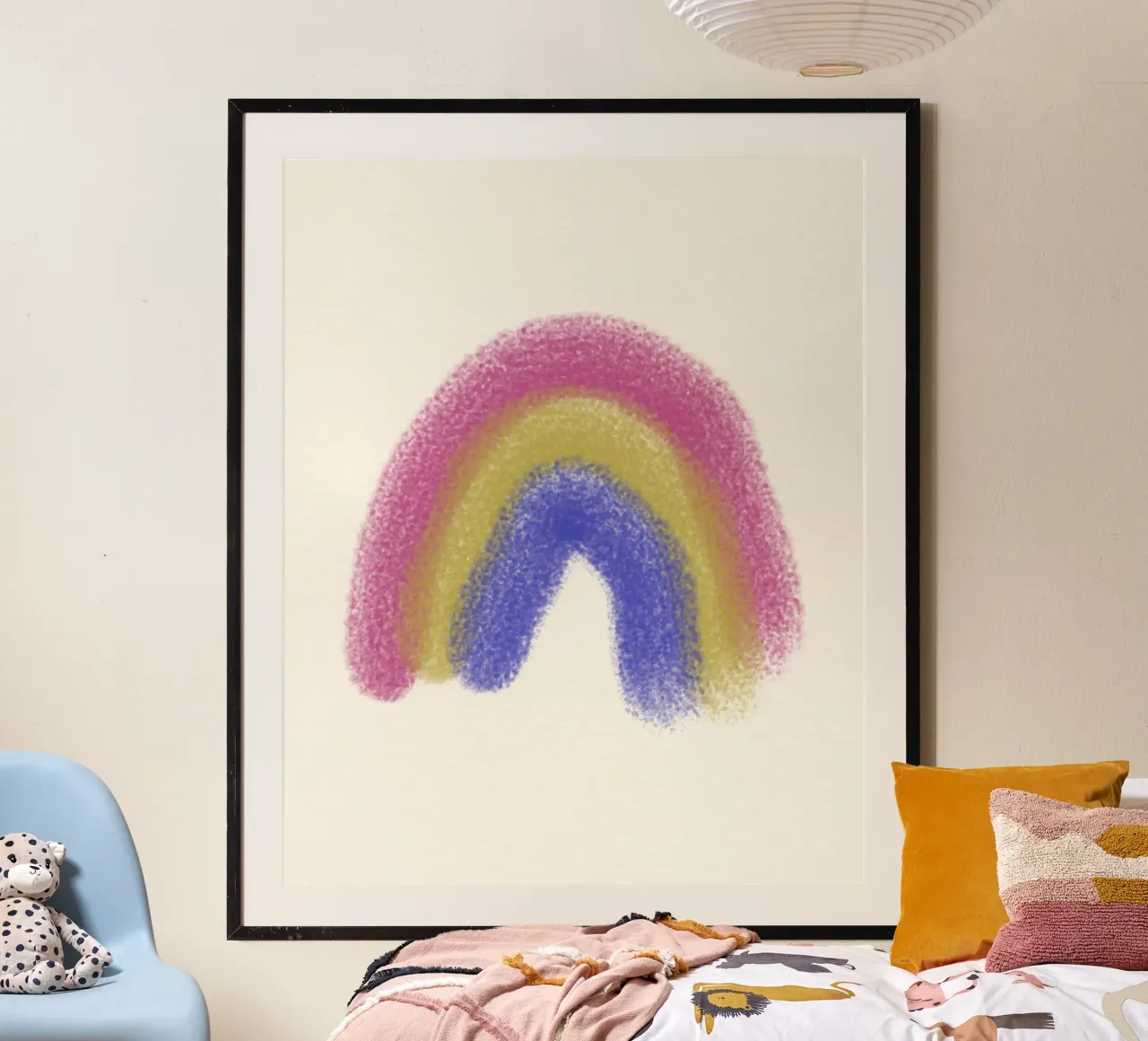 rainbow shape colorful carta hahnemühle da Creaton