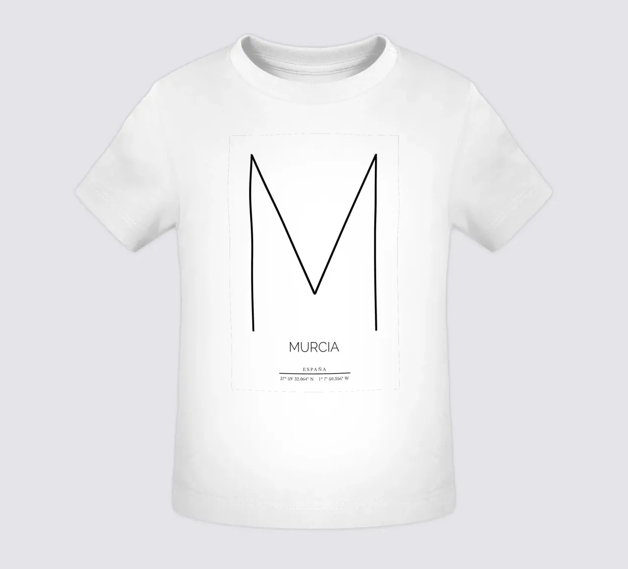 MURCIA - blanco maglietta neonato da CityLights
