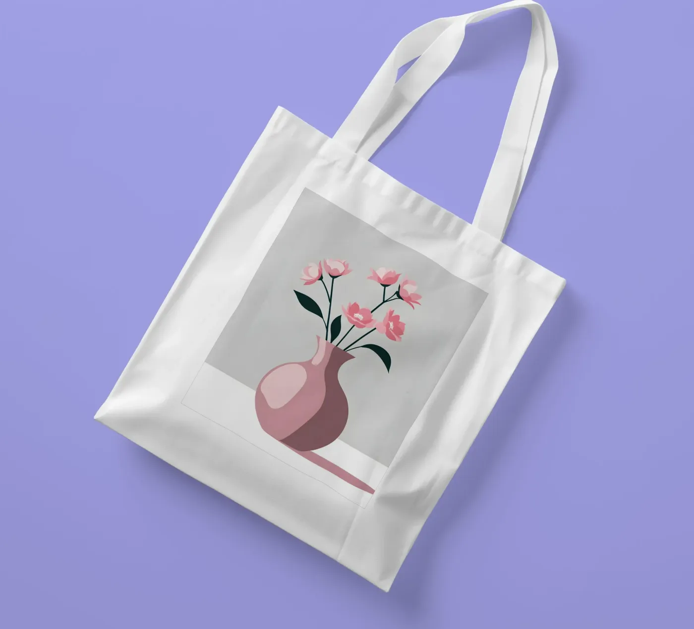 vase vector tote bag by LIFESTYLE OBJECTS