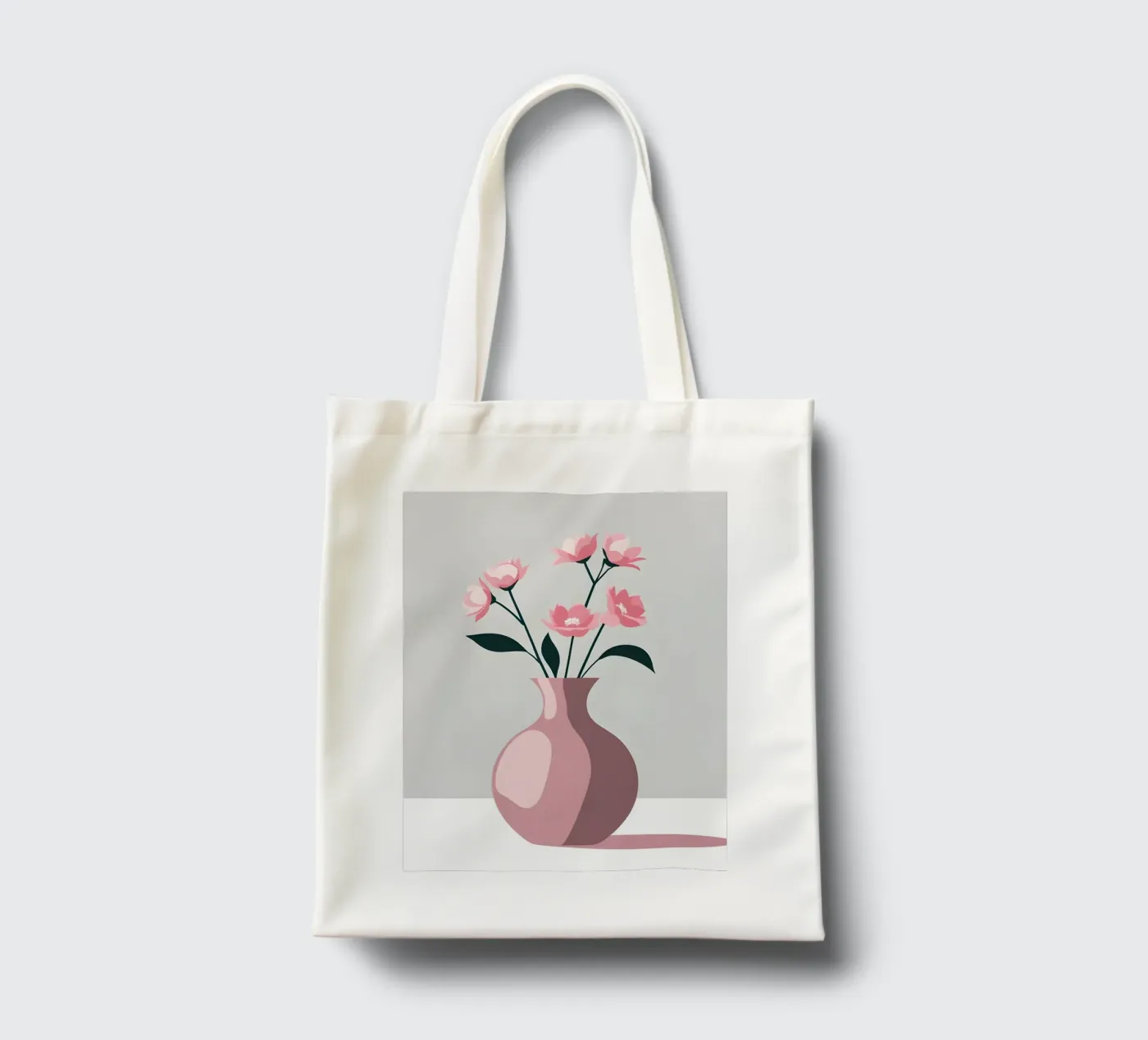 vase vector tote bag by LIFESTYLE OBJECTS