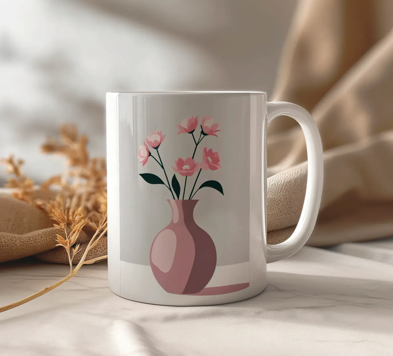 vase vector ceramic mug by LIFESTYLE OBJECTS