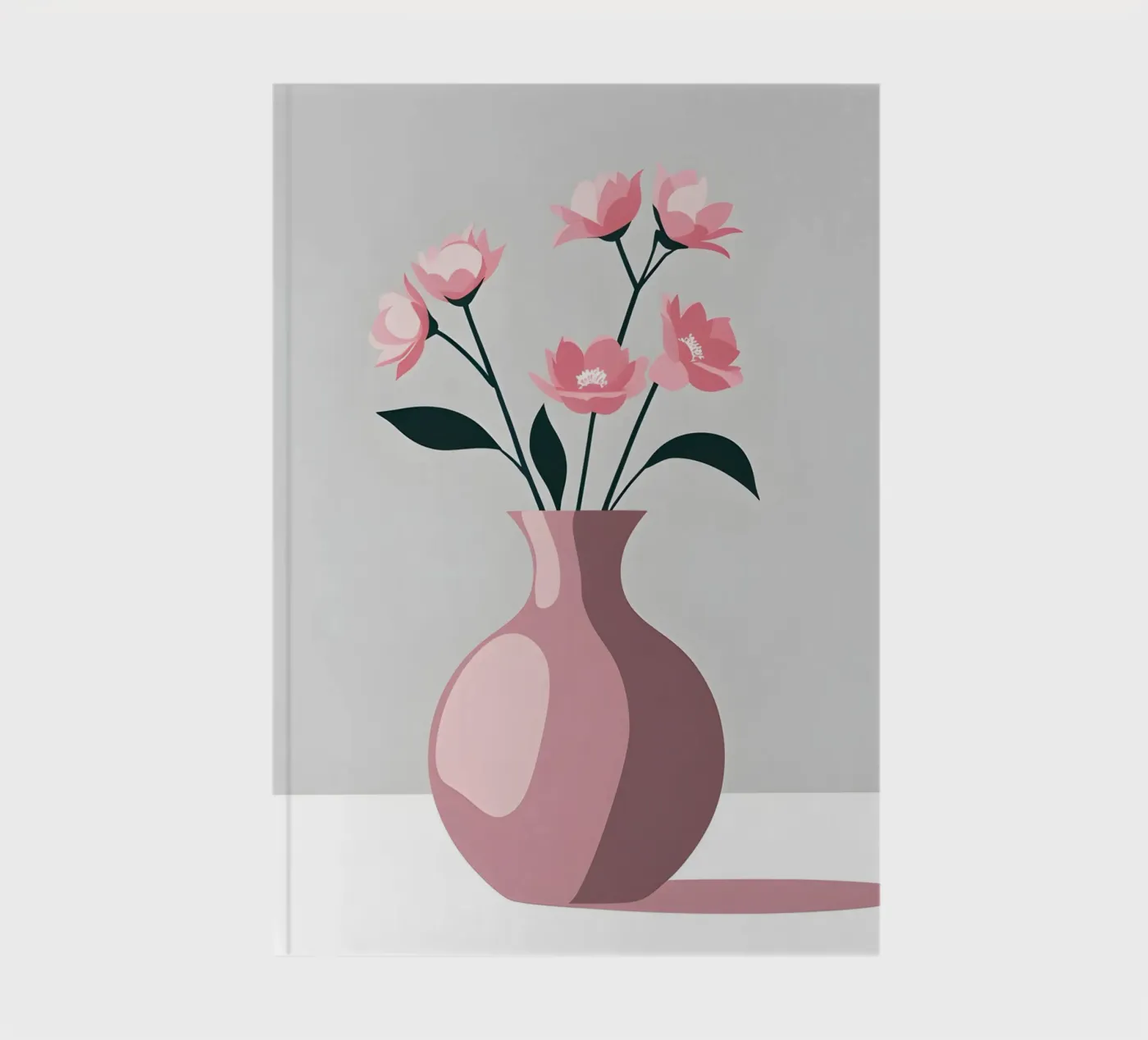 vase vector notebook by LIFESTYLE OBJECTS