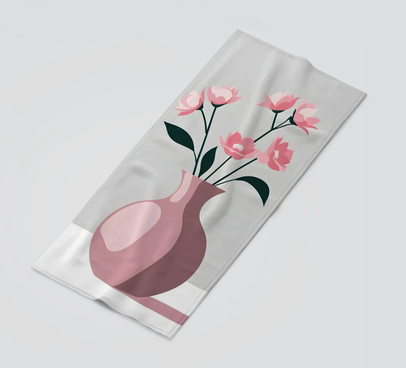 vase vector beach towel by LIFESTYLE OBJECTS