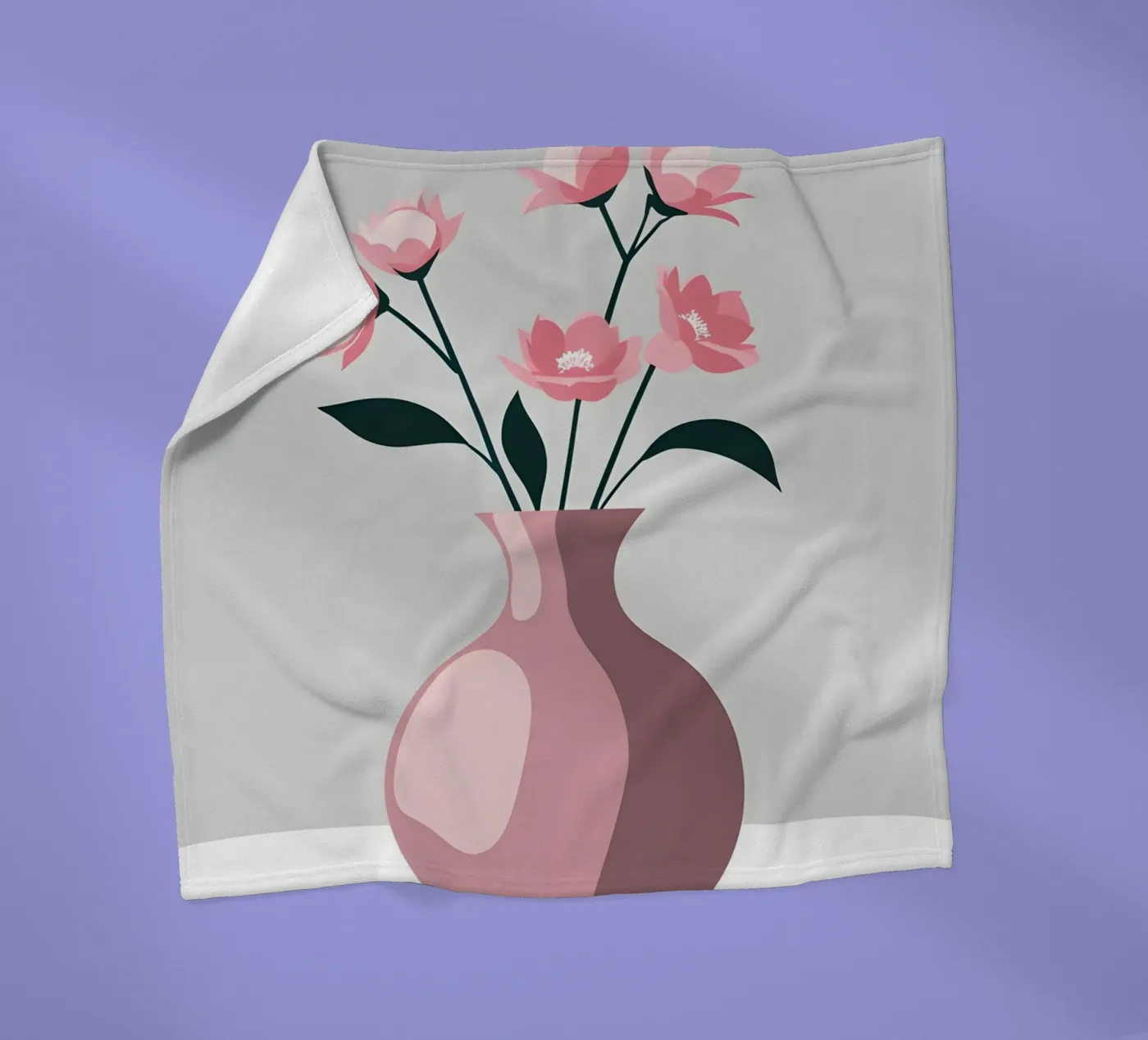 vase vector Fleecedecke von LIFESTYLE OBJECTS