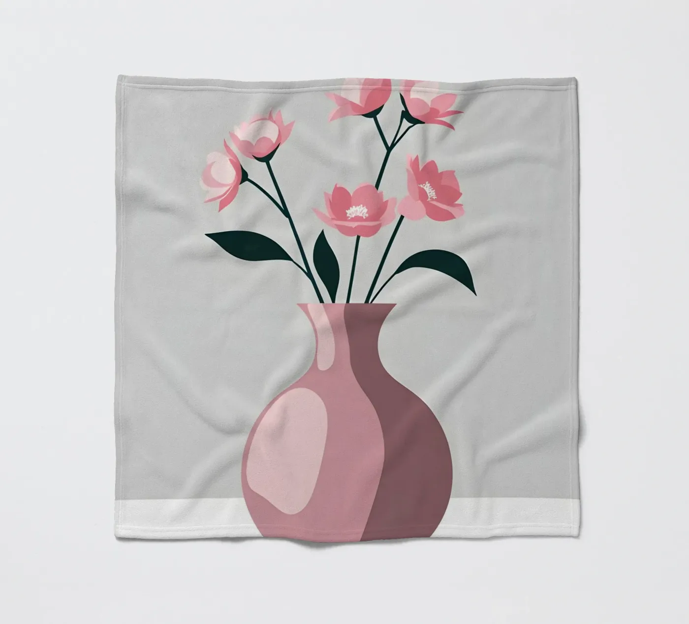 vase vector Fleecedecke von LIFESTYLE OBJECTS