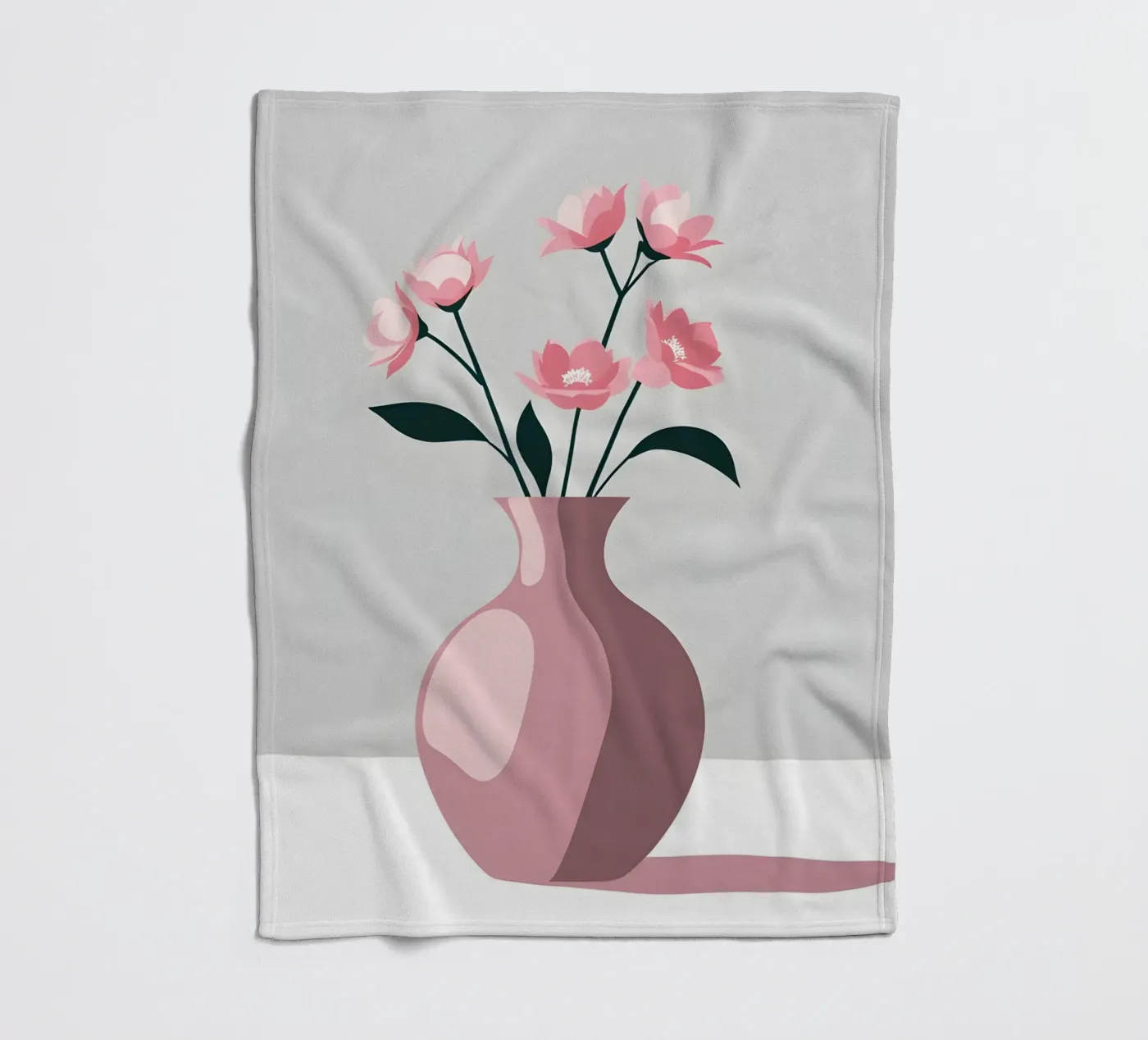 vase vector Fleecedecke von LIFESTYLE OBJECTS