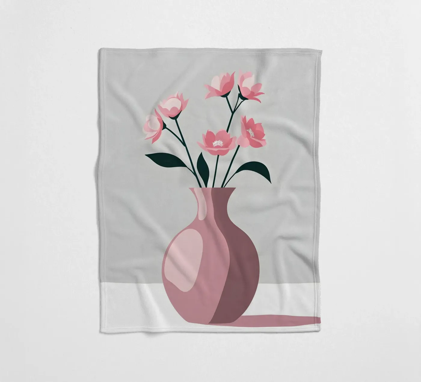 vase vector Fleecedecke von LIFESTYLE OBJECTS