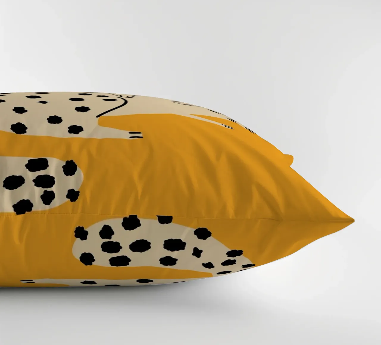 Lazy cat decorative cushion by Little Dean