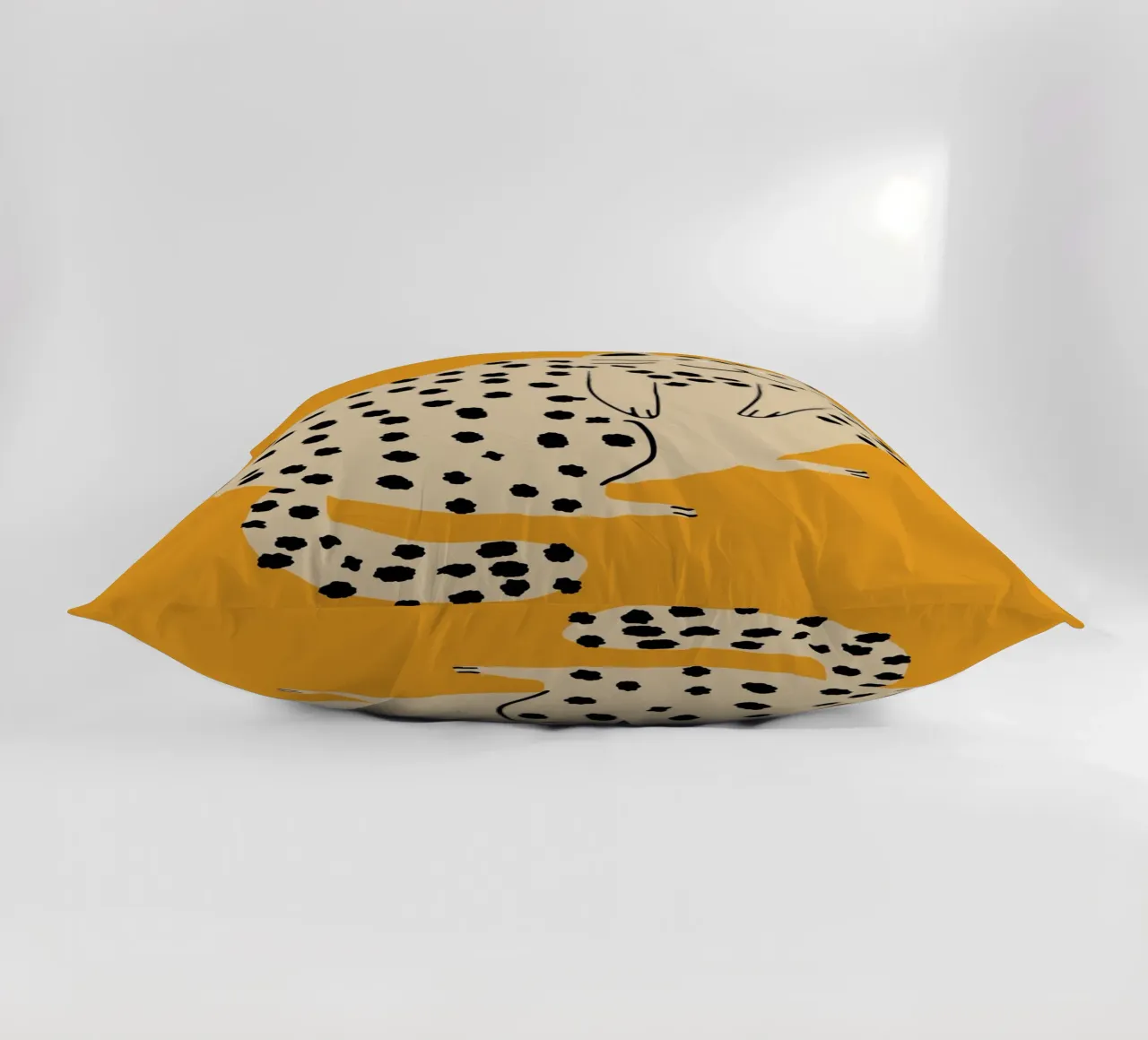 Lazy cat decorative cushion by Little Dean
