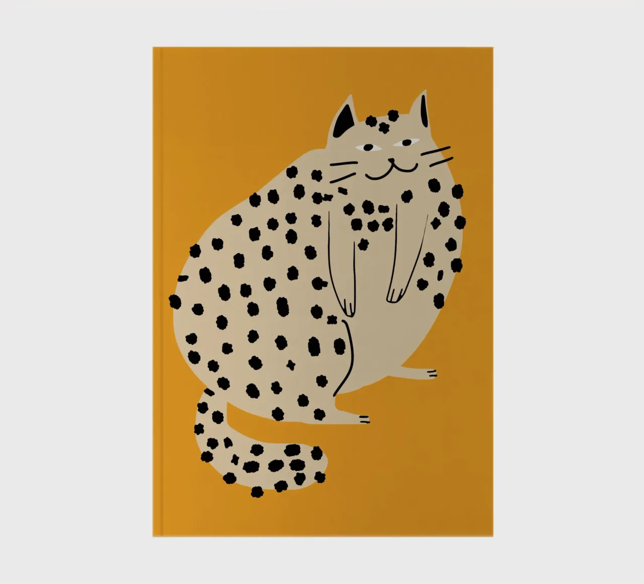 Lazy cat notebook by Little Dean