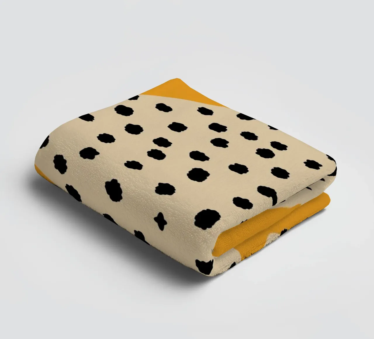 Lazy cat towel by Little Dean