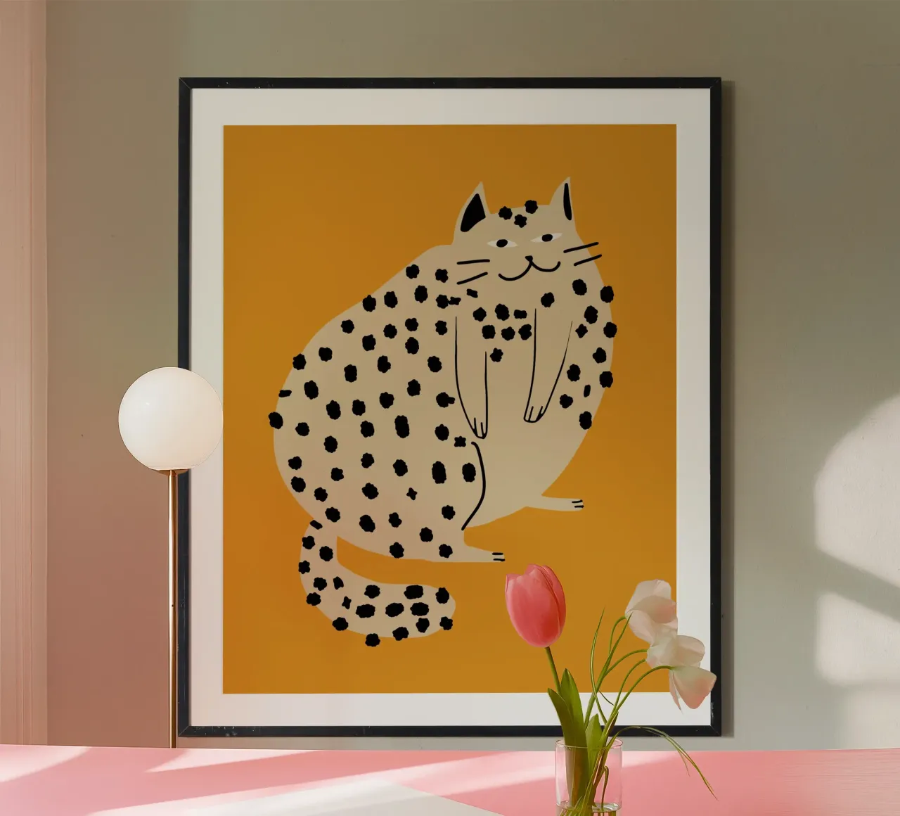 Luie kat hahnemühle van Little Dean