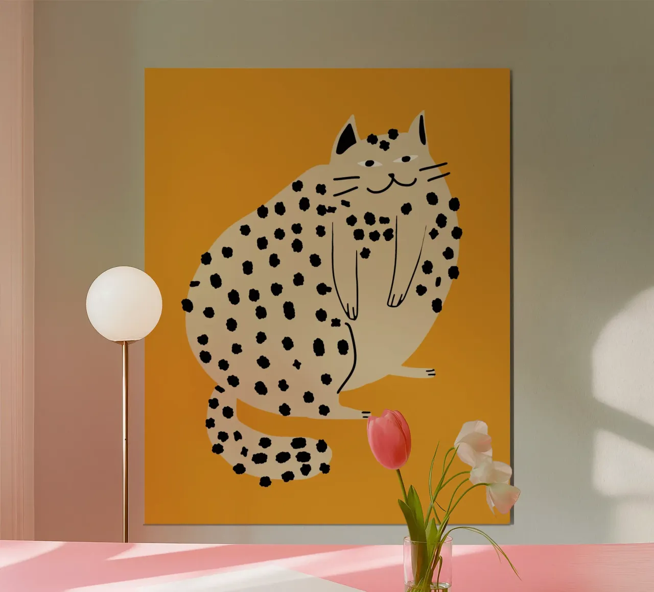 Luie kat hahnemühle van Little Dean