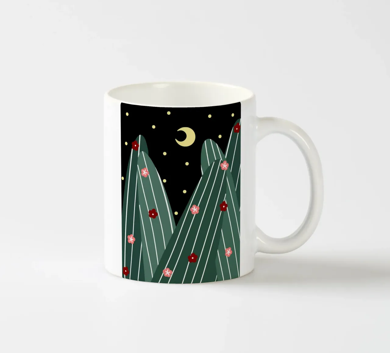Notte dei cactus tazza in ceramica da Little Dean