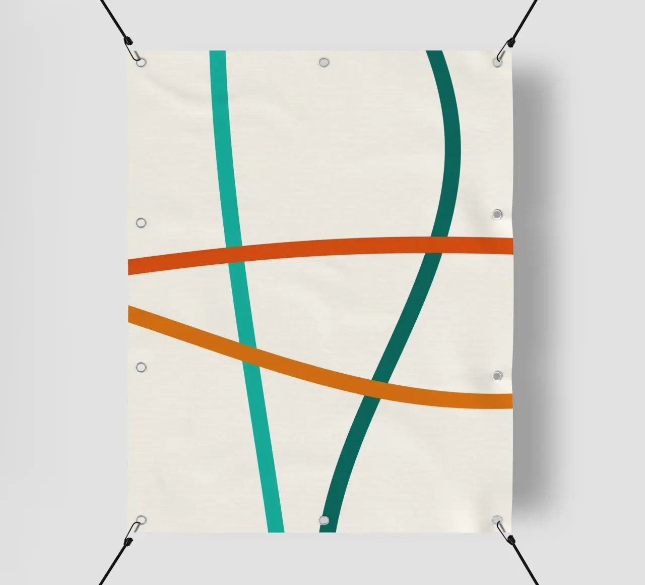 line colorful curve telo in pvc da Creaton