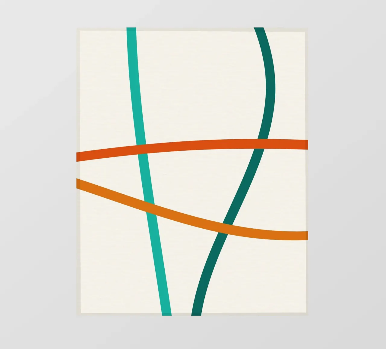 line colorful curve telo in pvc da Creaton