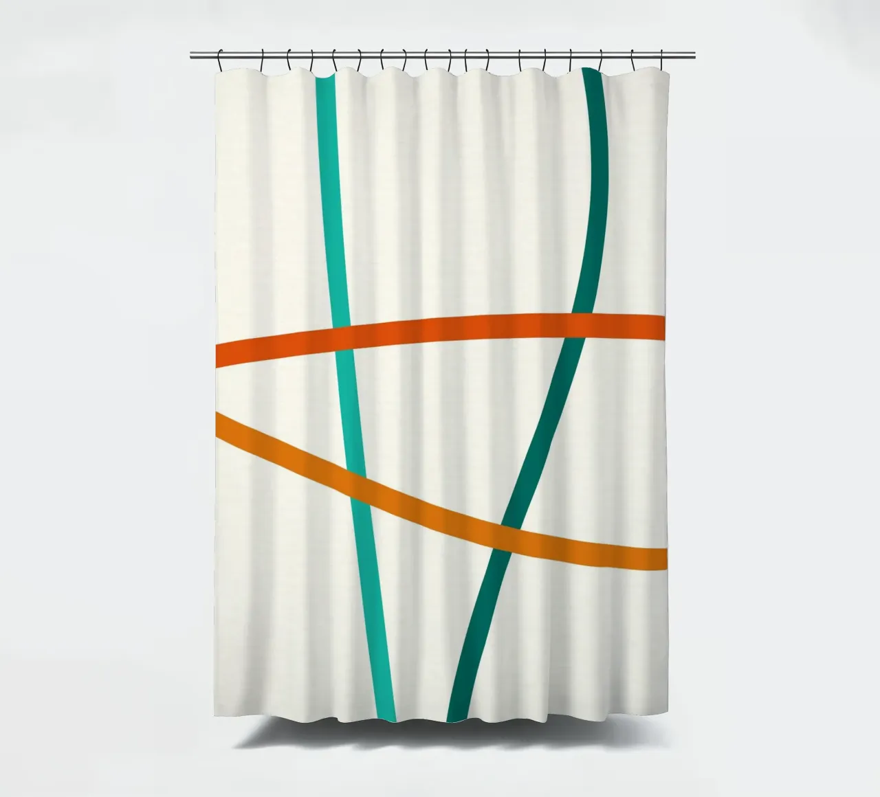 line colorful curve tenda da doccia da Creaton