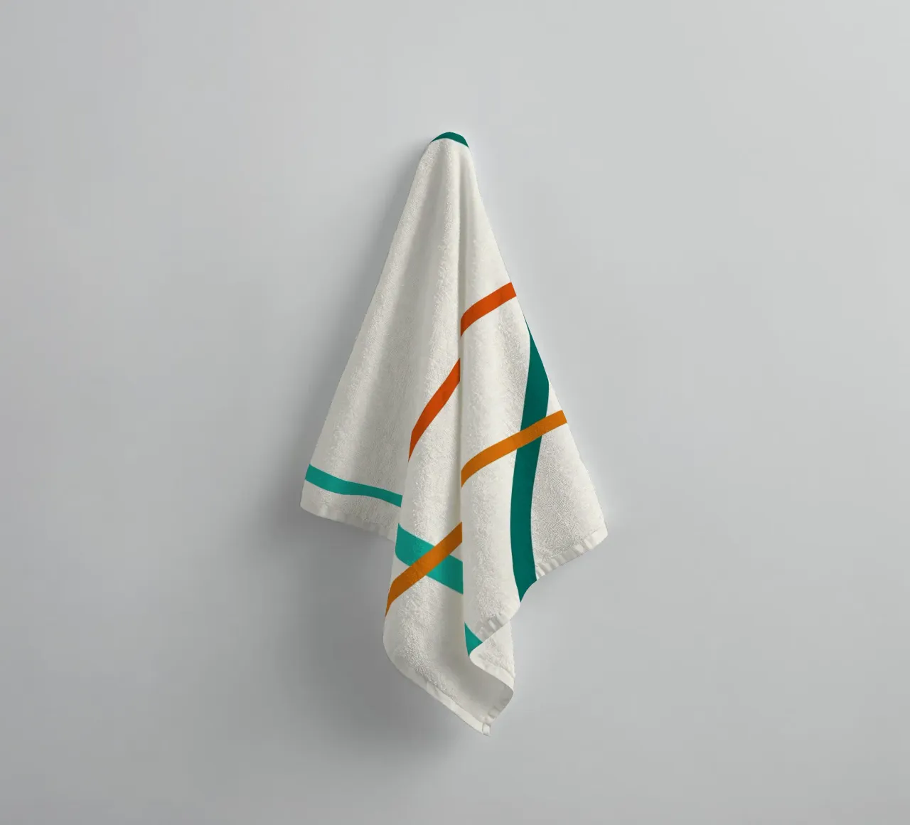 line colorful curve badhanddoek van Creaton