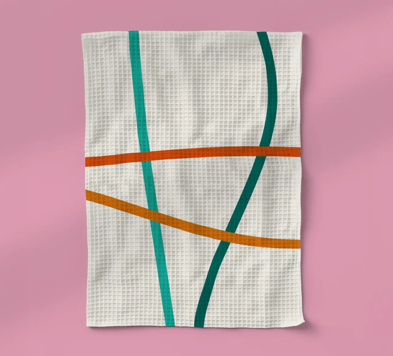line colorful curve torchon de Creaton