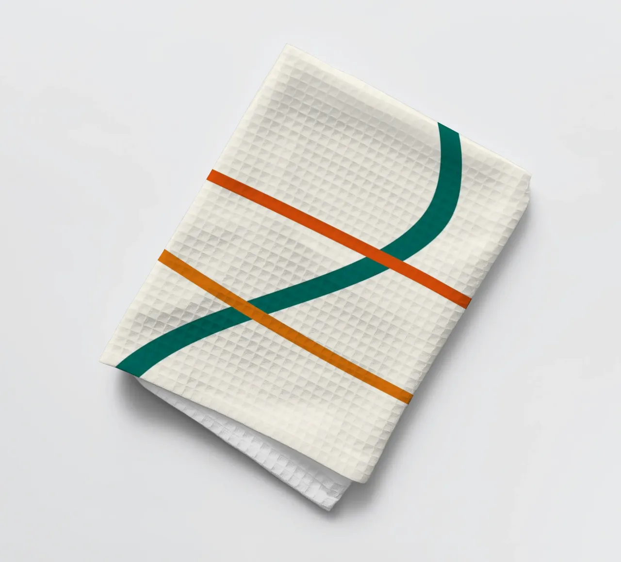 line colorful curve torchon de Creaton