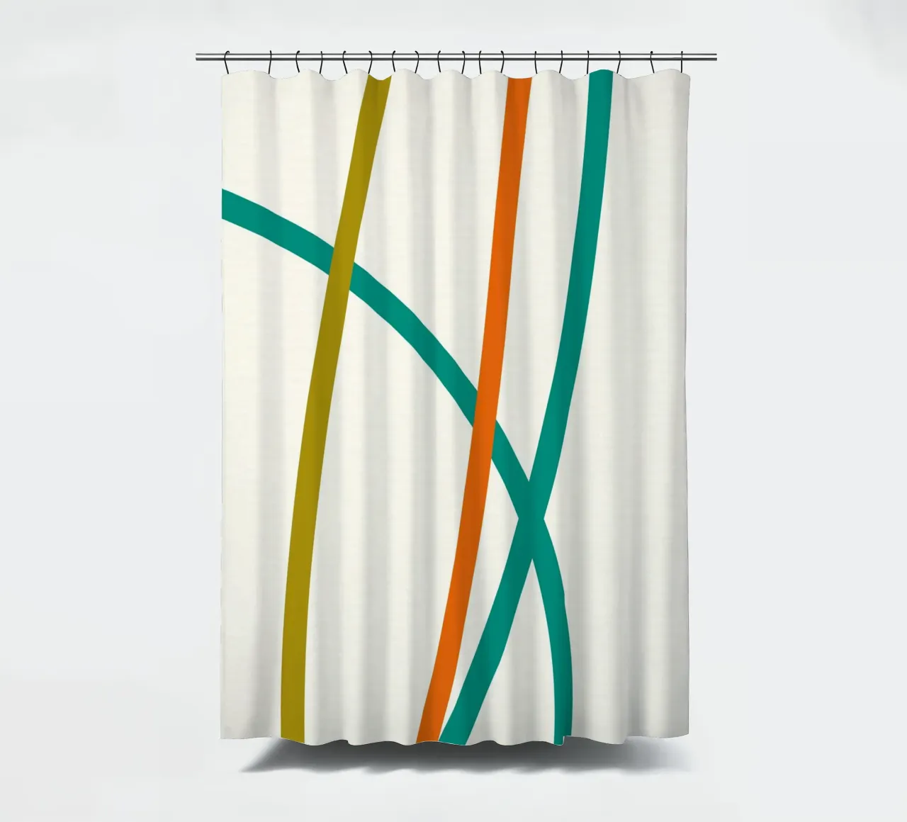 line colorful curve 02 tenda da doccia da Creaton