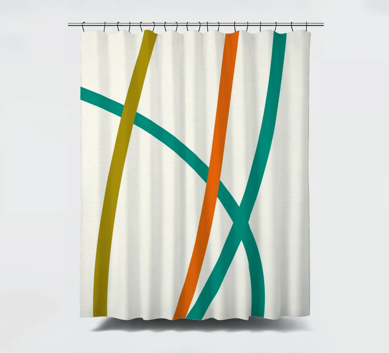 line colorful curve 02 tenda da doccia da Creaton