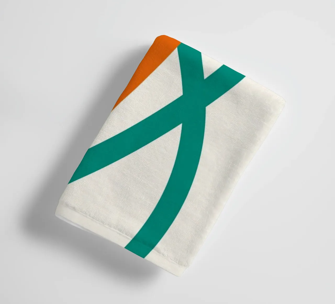 line colorful curve 02 badhanddoek van Creaton