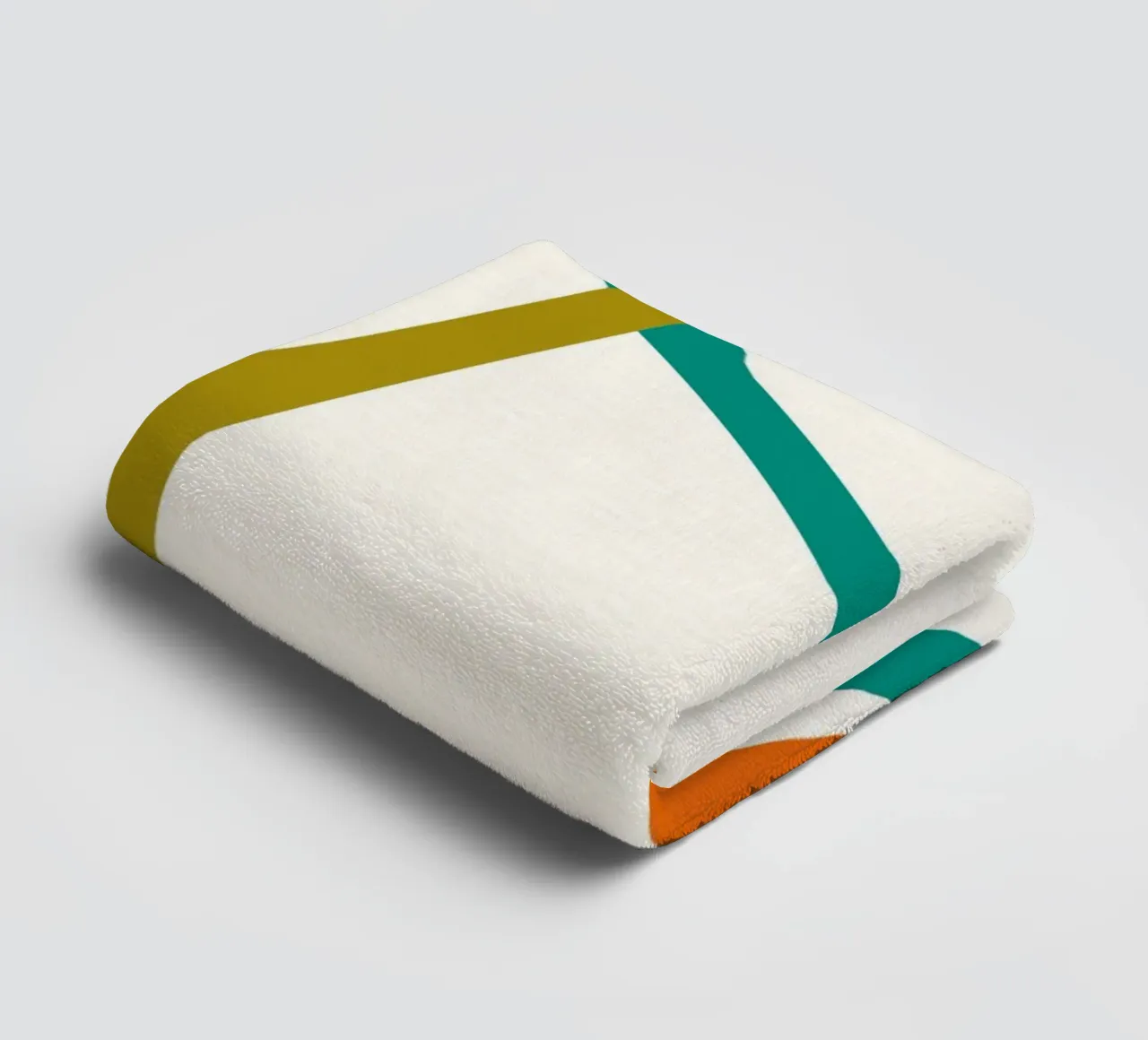 line colorful curve 02 badhanddoek van Creaton