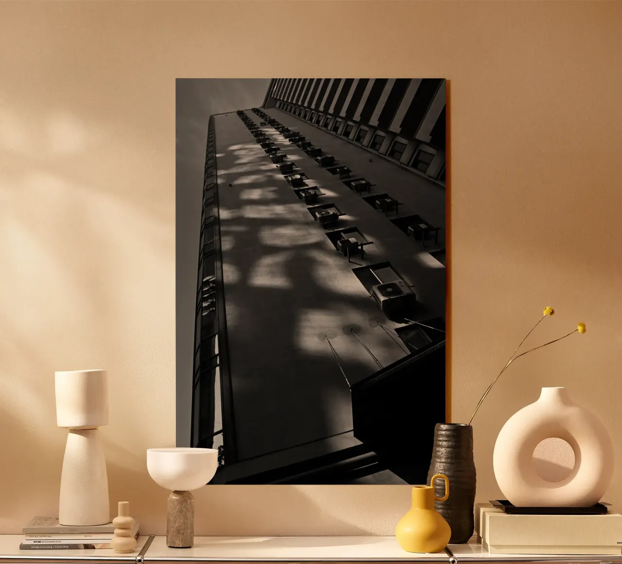 sky scape building shadow plexiglass da feny