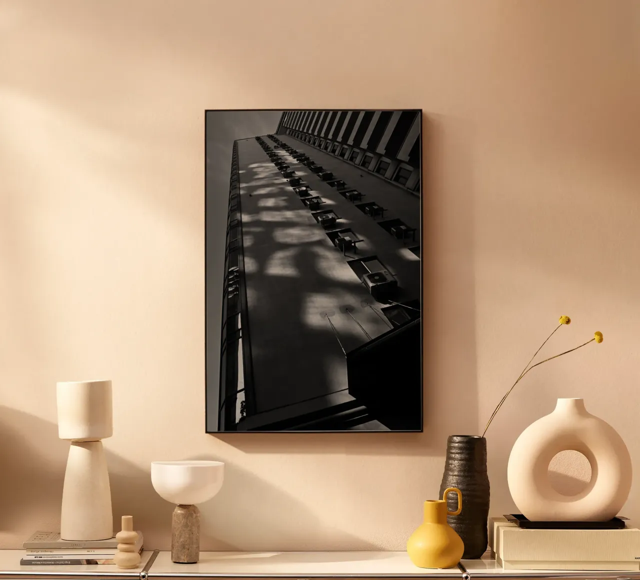 sky scape building shadow alluminio dibond da feny