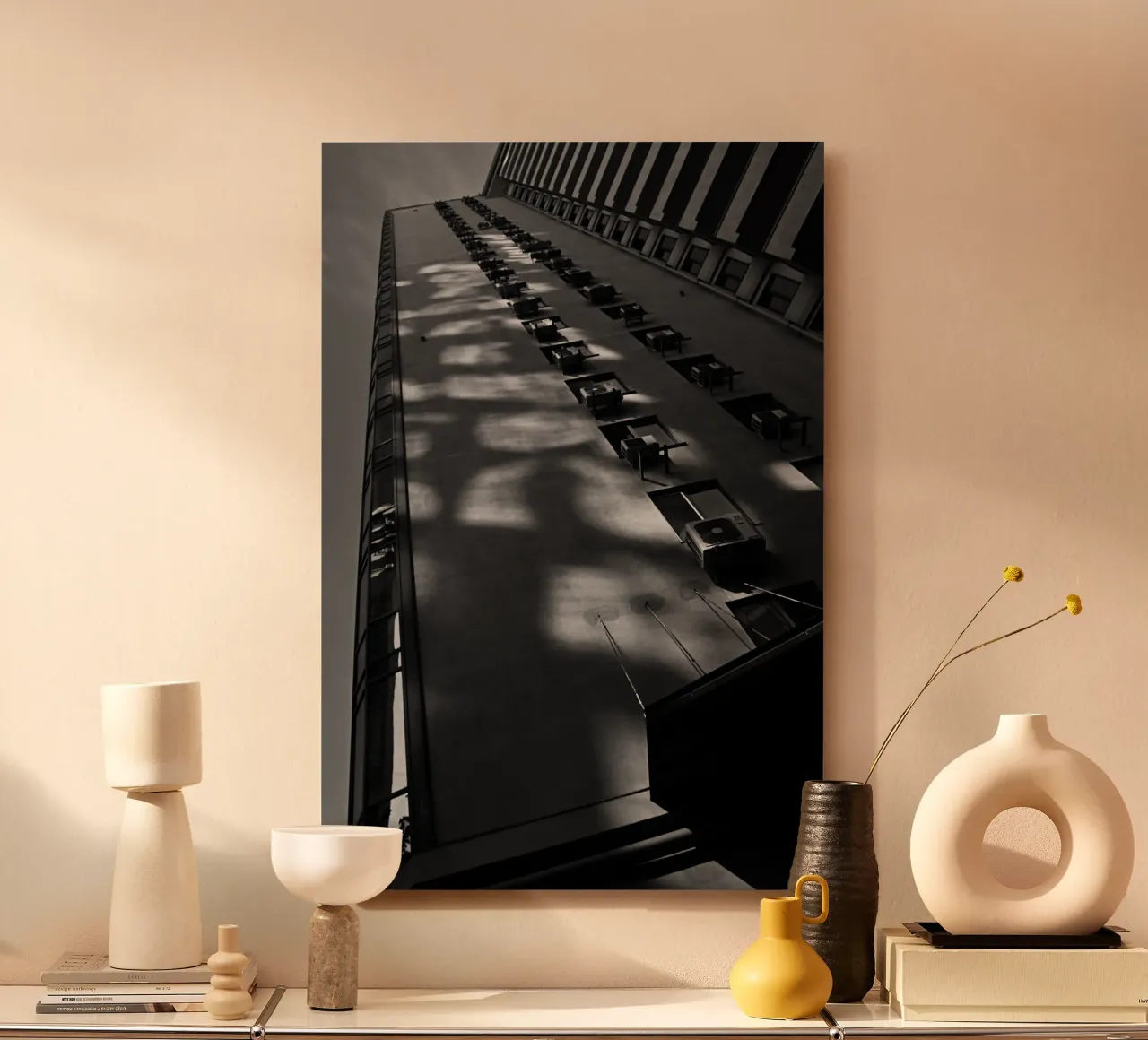 sky scape building shadow alluminio dibond da feny