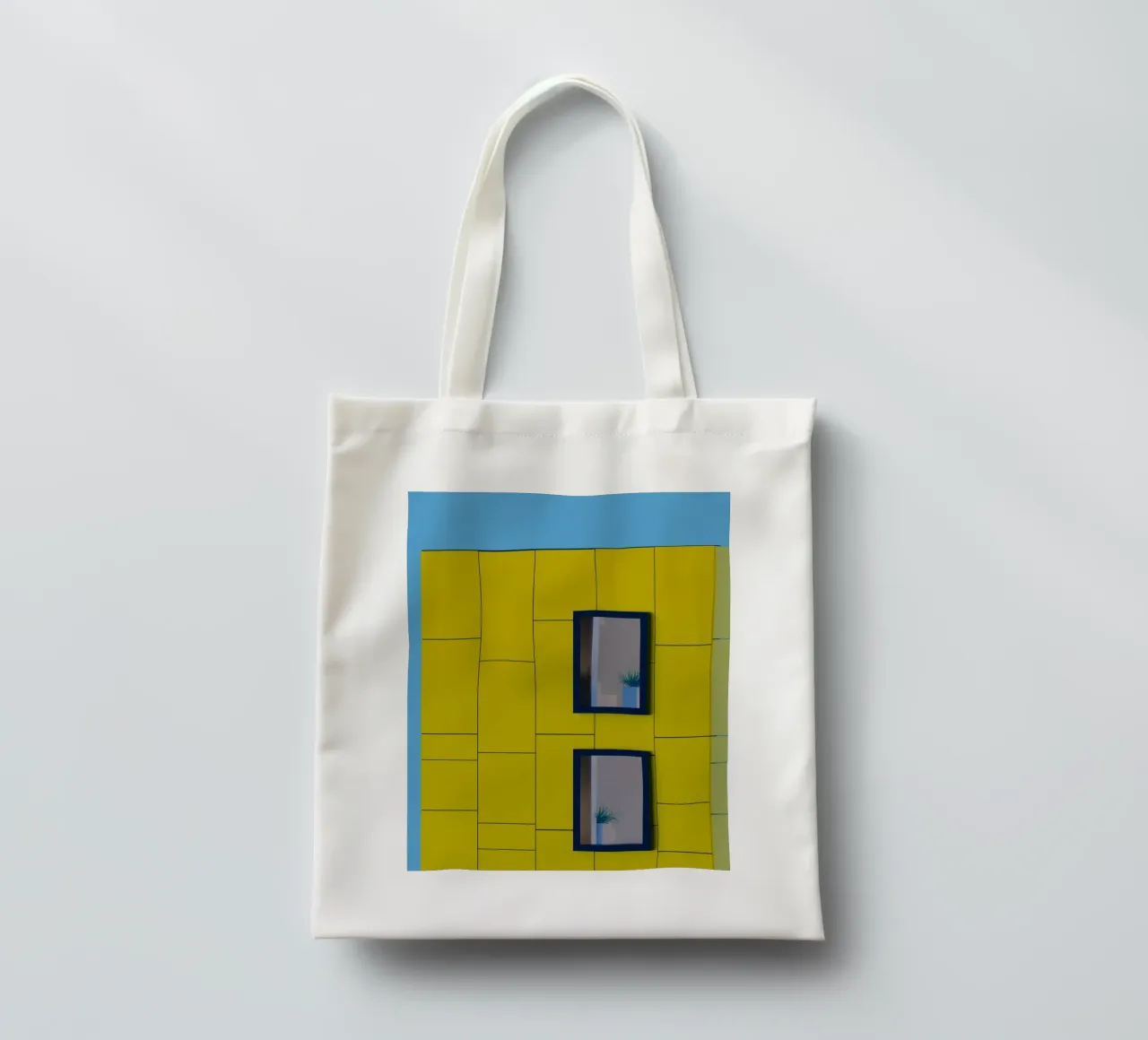 square building window borsa in juta da feny