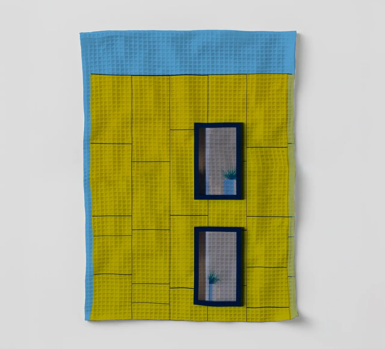 square building window canovaccio da cucina da feny
