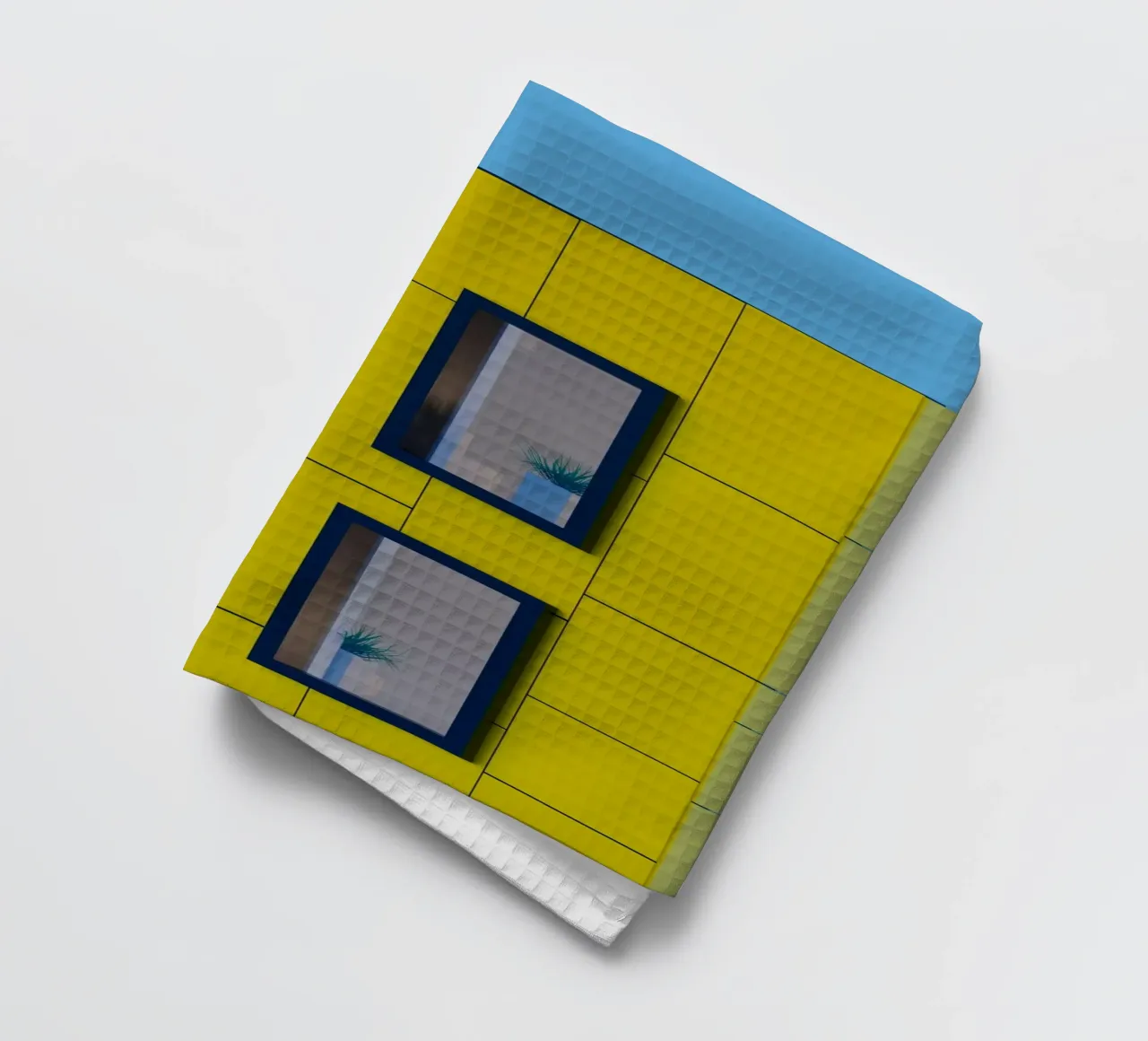 square building window canovaccio da cucina da feny