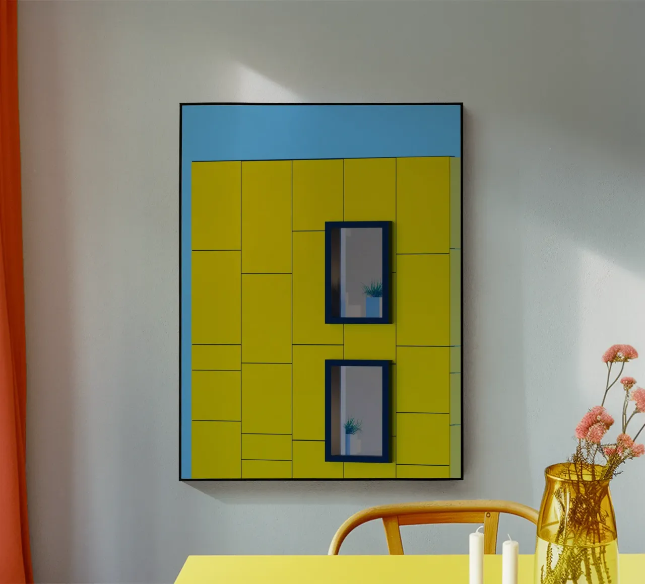square building window plexiglass da feny