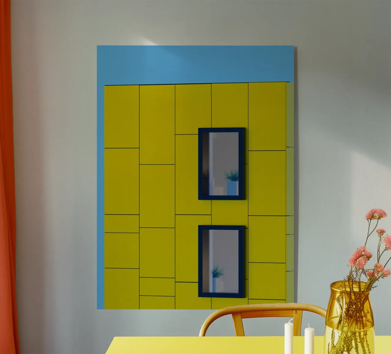 square building window plexiglass da feny
