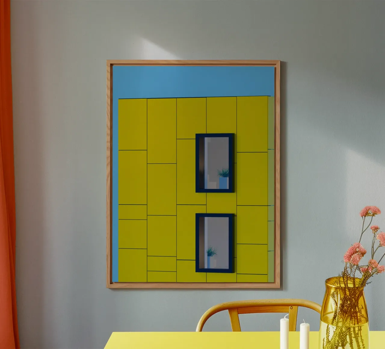 square building window alluminio dibond da feny