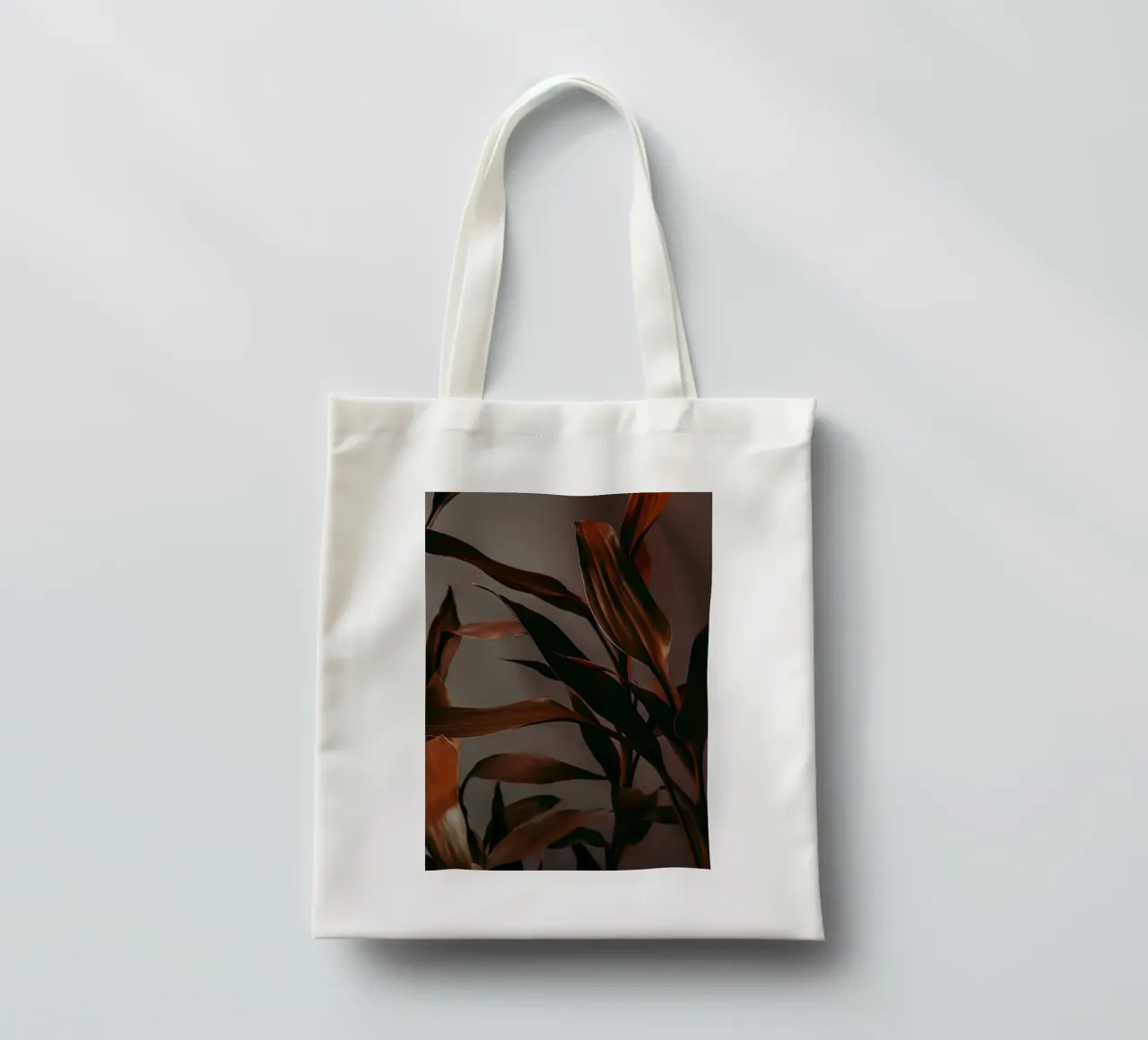 branch leaf in shadow borsa in juta da feny