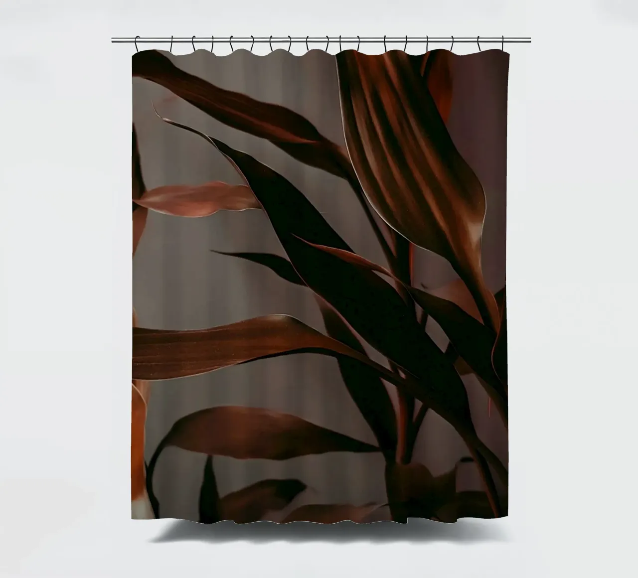 branch leaf in shadow tenda da doccia da feny