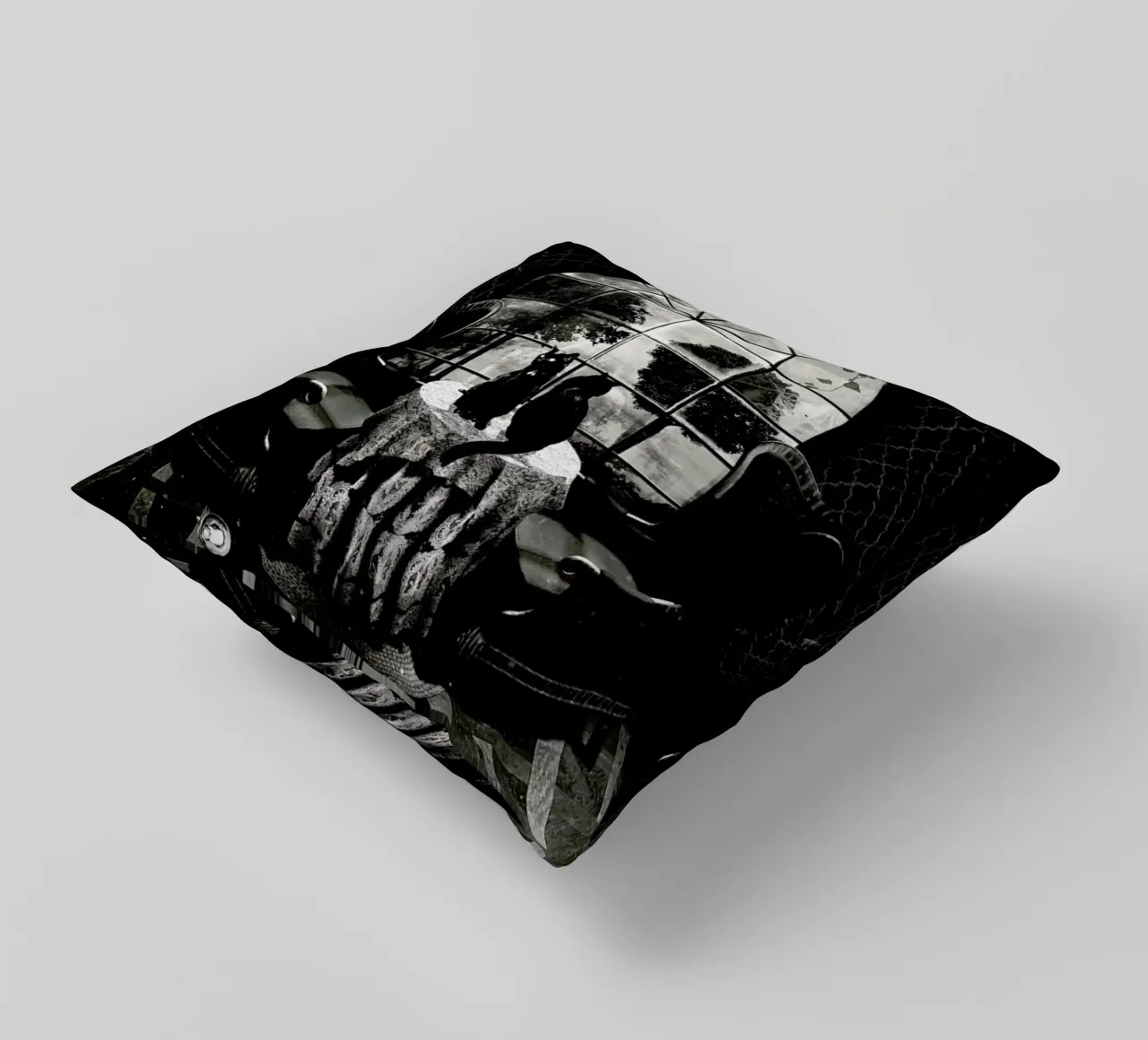 Room Skull cuscino da Ali Gulec
