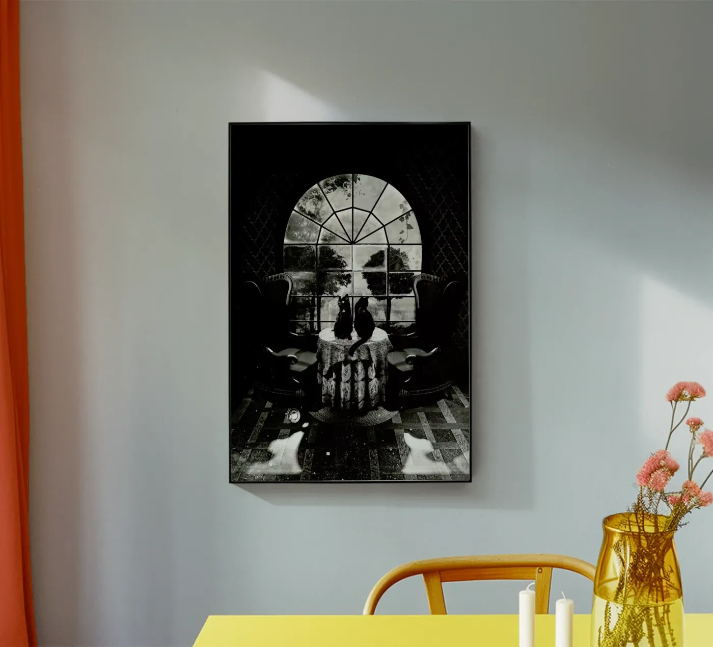 Room Skull acryl van Ali Gulec