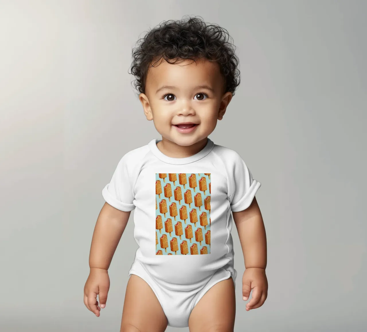 Strawberry Shortcake Popsicle Pattern body de bebé de Kelly Gilleran