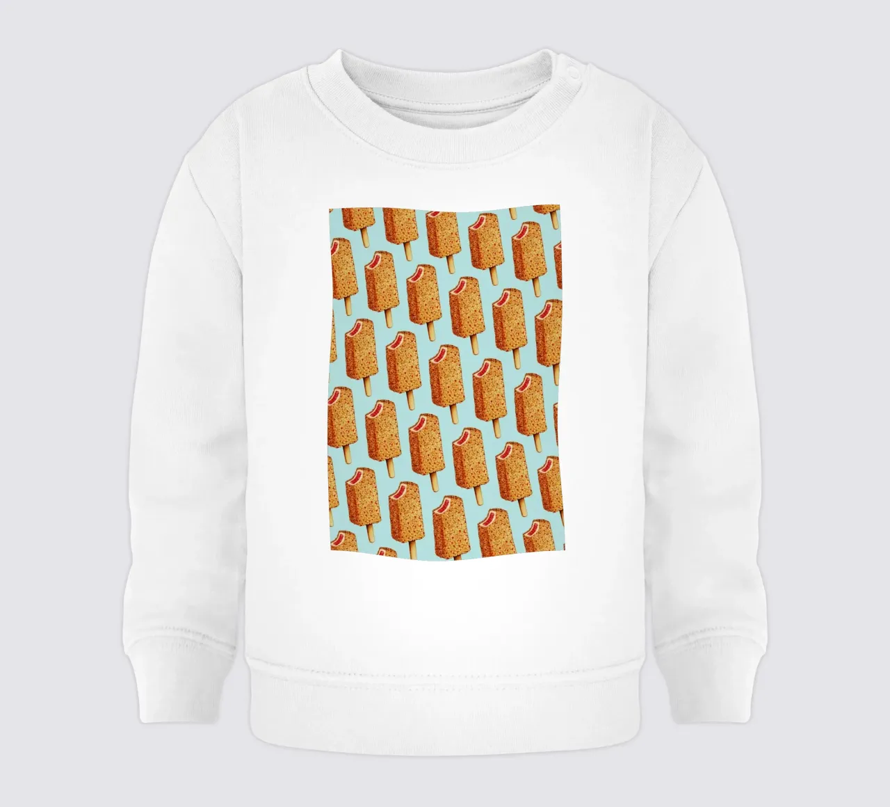 Strawberry Shortcake Popsicle Pattern sudadera de bebé de Kelly Gilleran