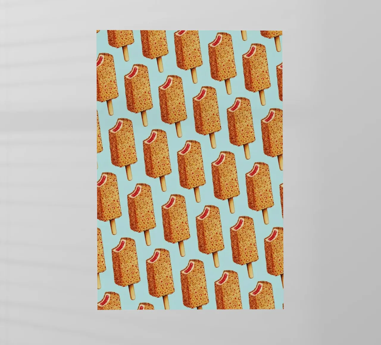 Strawberry Shortcake Popsicle Pattern pellicola backlit da Kelly Gilleran