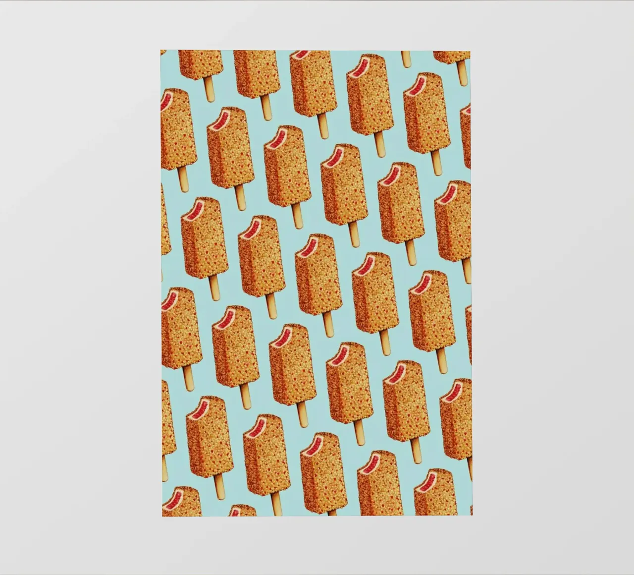 Strawberry Shortcake Popsicle Pattern Backlit Folie von Kelly Gilleran