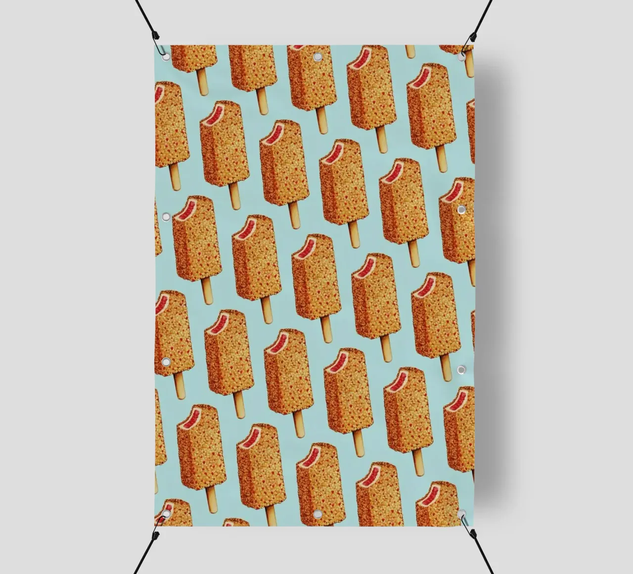 Strawberry Shortcake Popsicle Pattern PVC Plane von Kelly Gilleran